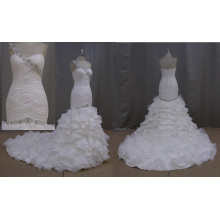 Robe de mariée en robe de mariée en organza